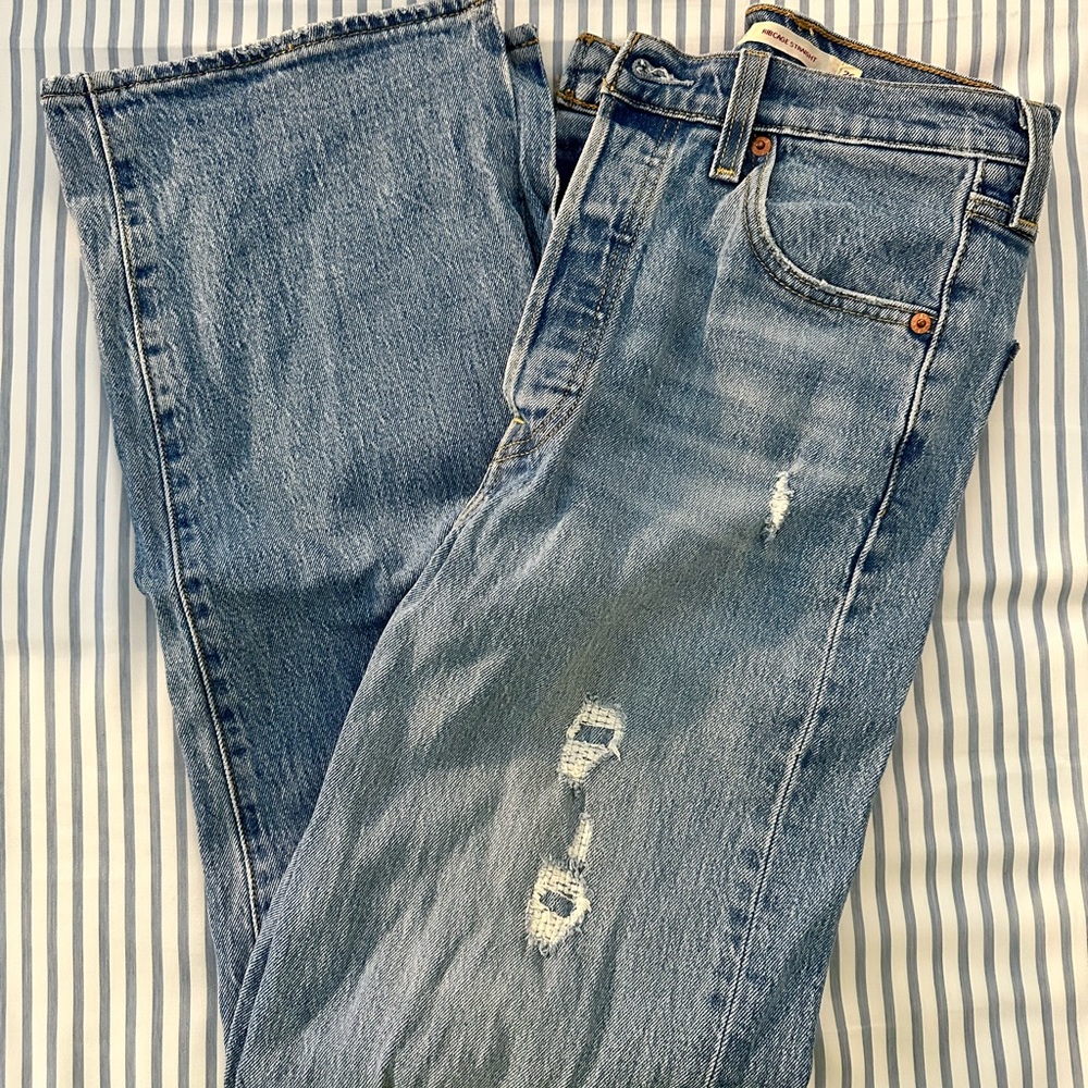 Levi’s Ribcage Straight Split Hem - Picture 2 of 3